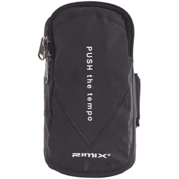 Rimix Sport 대용량 반사적 러닝 스포츠 완장 가방 적합 6.5 인치 전화 달리기 체육관 야외 운동 (블랙), 1, 단일상품