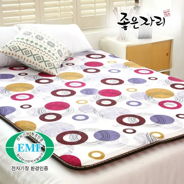  평일 14시이전 당일출고 Emf 북유럽 침대 캠핑용 전자파 없는 전기매트 Emf 북유럽매트 버블화이트 싱글 