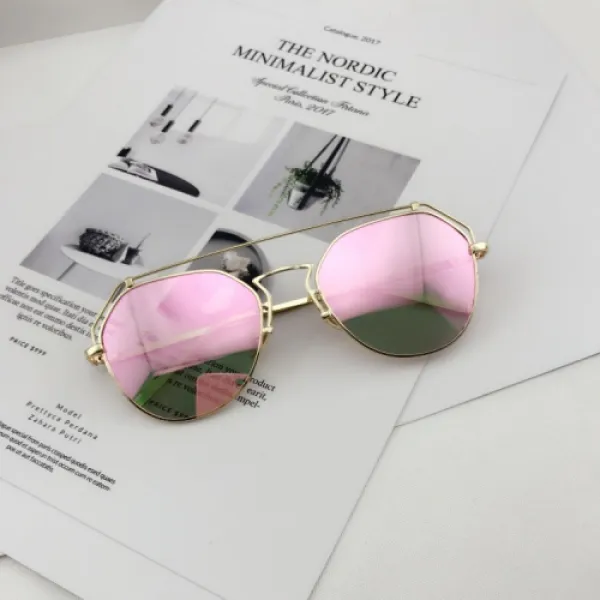 [해외]여성악세사리 Summer landscape dormitory Korea personality obscures the sun glasses of South K