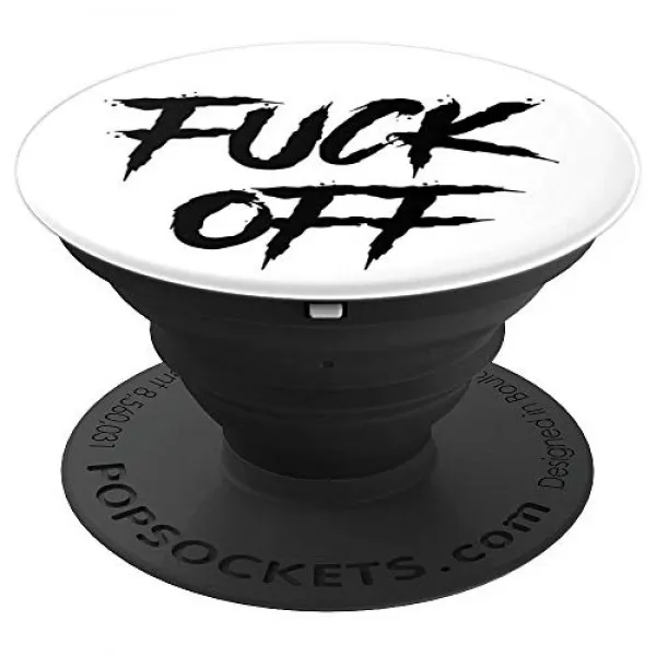 성교 오프 - 재미있는 견적 디자인의 휴대폰과 태블릿을위한 PopSockets 그립과 스탠드, 단일상품, 단일상품