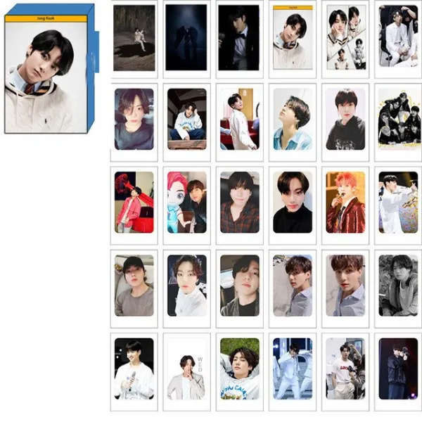Kpop 7 개/대 방탄 소년 5th Muster Magic Shop Dvd Lomo 카드 Photocard 정국 지민 진 스가 J Hope 팬 컬 11 Jung Kook 1