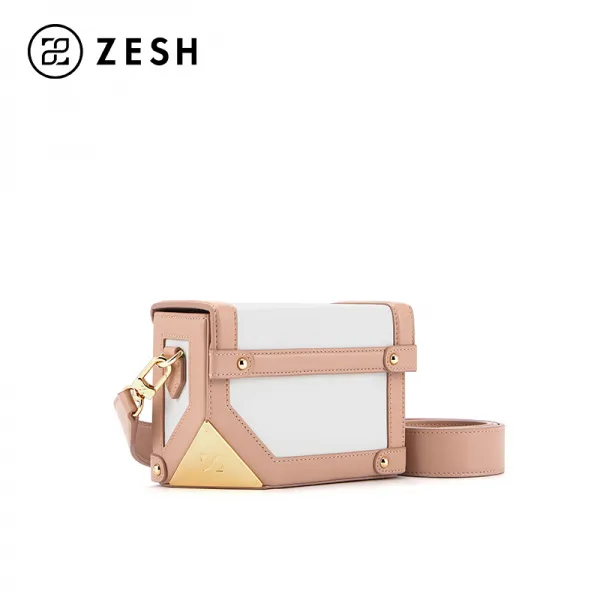 Zesh 덕행과 Cubeletfram 클래식 모다 각 연유차 색깔 베이지