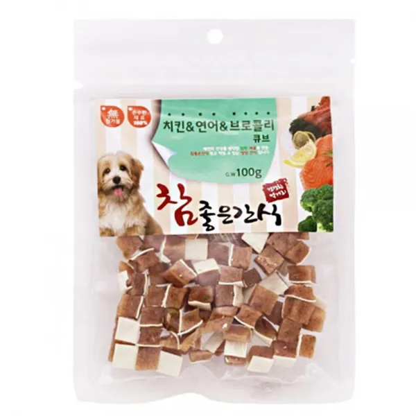 훈련보상용 고단백 저지방 큐브 애견간식 100g 시츄, 1개