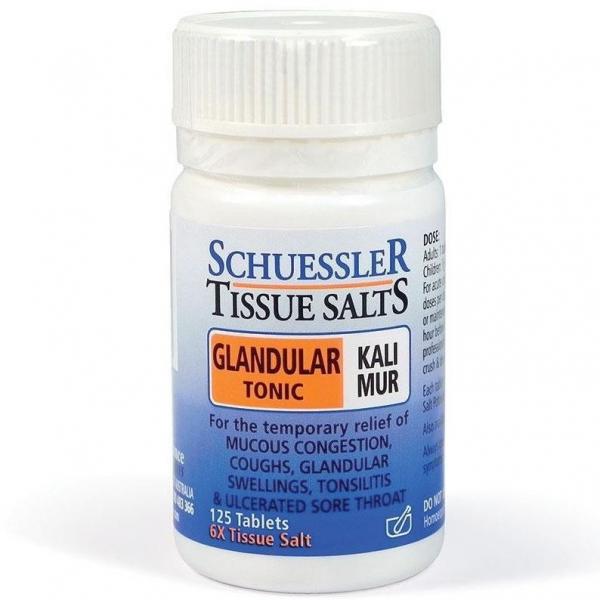 마틴앤플레즌스 Tissue Salts Kali Mur인후염 편도선염 신경 근육 장건강125정, 1개, 125정