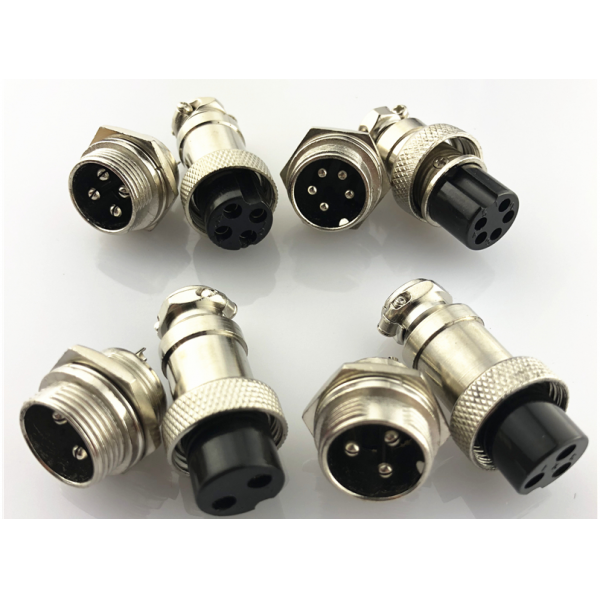 16mm 항공잭 항공단자 항공플러그 (1셋트), 16mm 4pin