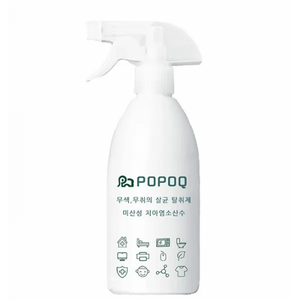 [포포큐] 미산성 차아염소산수 무색 무취의 살균탈취제 1EA, 1개, 500ml