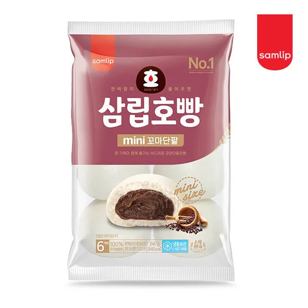 삼립 냉동 꼬마호빵 단팥 4봉