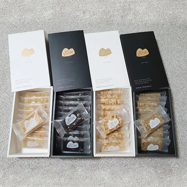 영산할머니 강정 참깨 검은깨 땅콩 들깨 강정 비건 간식 선물 낱개 (1상자/10개), 참깨강정(180g)
