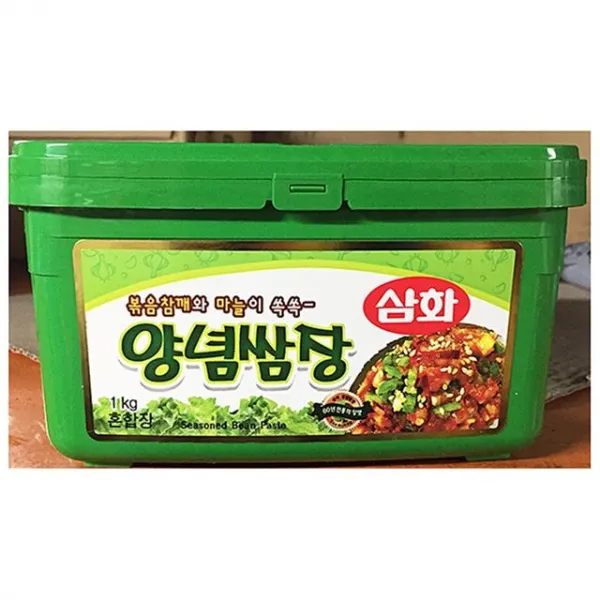 업소용 식당 식자재 재료 삼화 양념쌈장 1kg X12 된장찌개 순대 막장 쌈채소 국간장 청국장, 1개