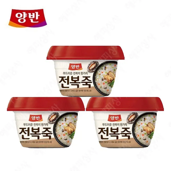 동원 양반 전복죽, 285g, 3개