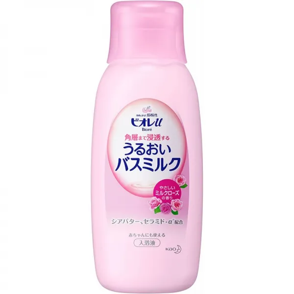 비오레 u 각층까지 침투 버스 우유 로즈 본체 600ml, 1