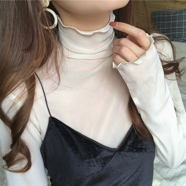 스타일도매 데일리 이너 목폴라티 여성이너 긴소매kr2928