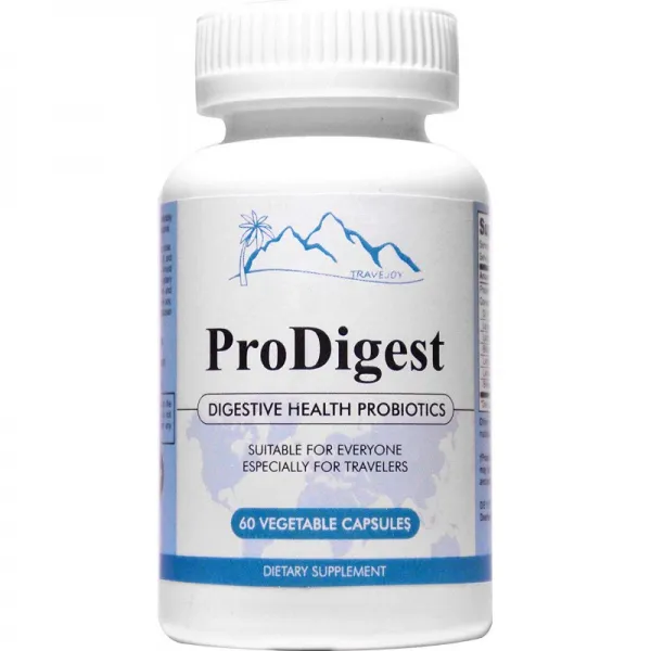 TraveJoy ProDigest Digestive Health 프로 바이오 틱스 1150 억 생물체; Lactobacillus Rhamnosus Baci