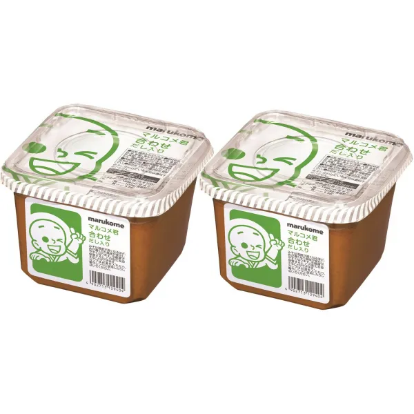 マルコメ 新マルコメ君合わせ だし入り 味噌 650g×2個 마루 코메 신 마루 코메 군 맞추어 국물 들어간 된장 650g × 2 개, 1