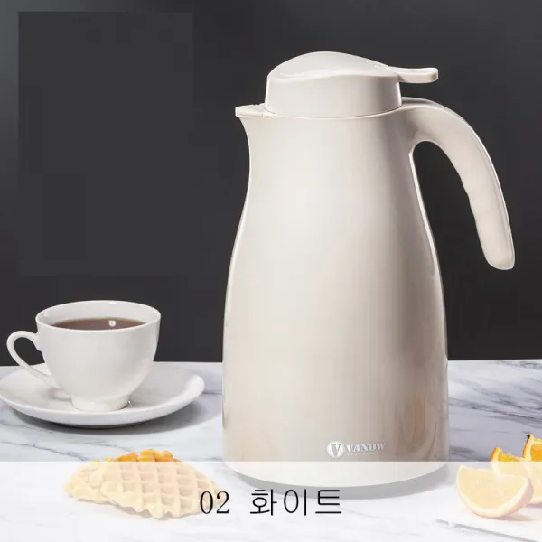 DALIN 보온보온병의 가정용보온병에 큰 용량의 보온병을 보온하고 유리속의 속병 보온한다 XT14 A25, 02 화이트