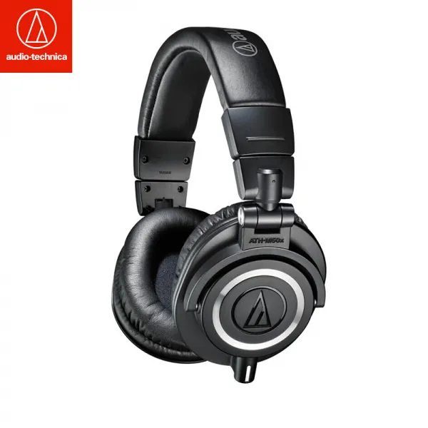 '아지오-테크니카 (audio-technica)'ath-m50x BK 헤드셋 전공 완전 폐쇄형 감청 음악 하이파이 헤드폰 블랙, 단일상품