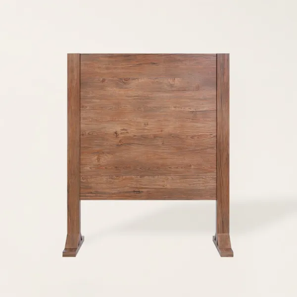 우드림 퓨어 우드 파티션 칸막이 업소용 가정용 식당 브라운