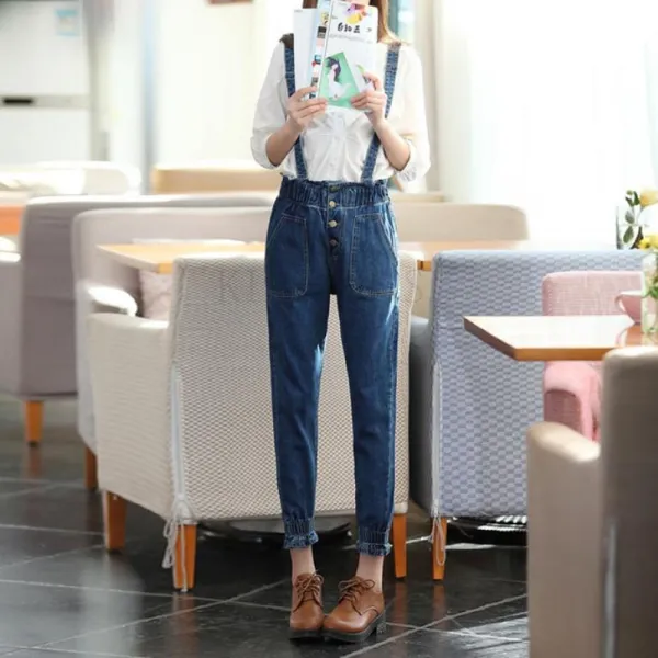 Kirahosi 봄 가을 여성 여자 조거 팬츠 예쁜 카고 바지 52 Eu1sr1