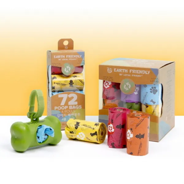  바보사랑 로얄프랜드 강아지 배변봉투 산화생분해 풉백 셋트 리필 07.배변봉투리필18롤324매그린 1개