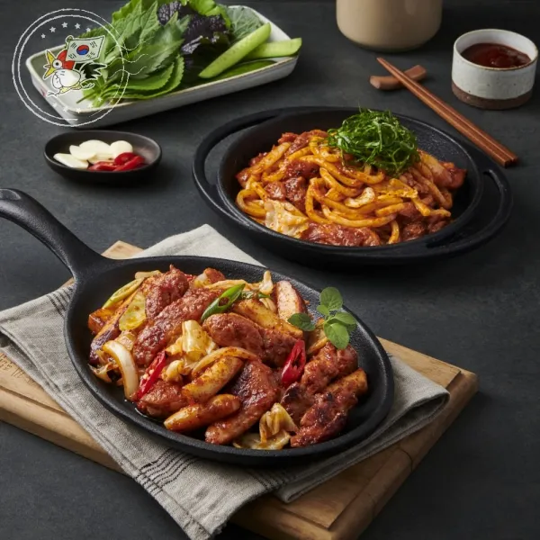 춘천 두루푸드 국민닭갈비 세트 (3인분), 전통맛세트
