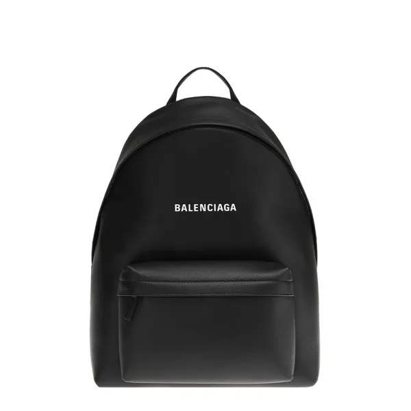  발렌시아가 19ss 552374 Dlq4n 1000 블랙 에브리데이 로고 레더 백팩
