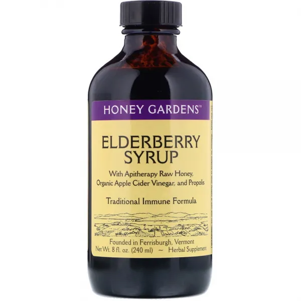 Honey Gardens Elderyberry Syrup Propolis 240ml 1개