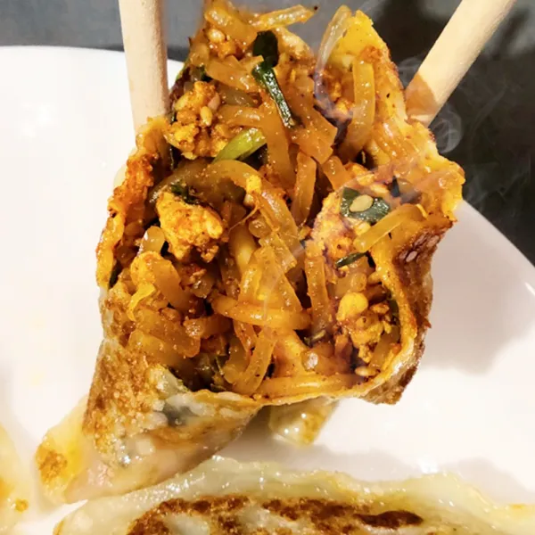 청주 맛집 칭 수제 손만두 진짜 매운만두 빨강만두, 7개, 45g