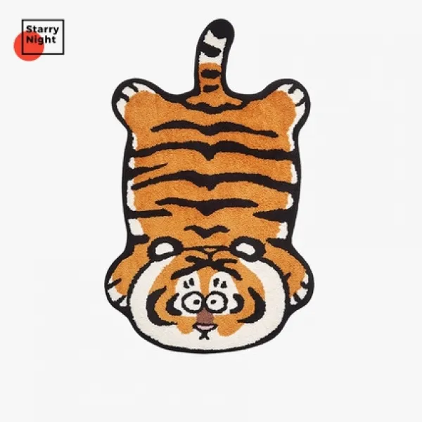 별밤의 놀이터 타이거 카펫 침실 거실 카펫 두꺼운 미끄럼 방지 카펫