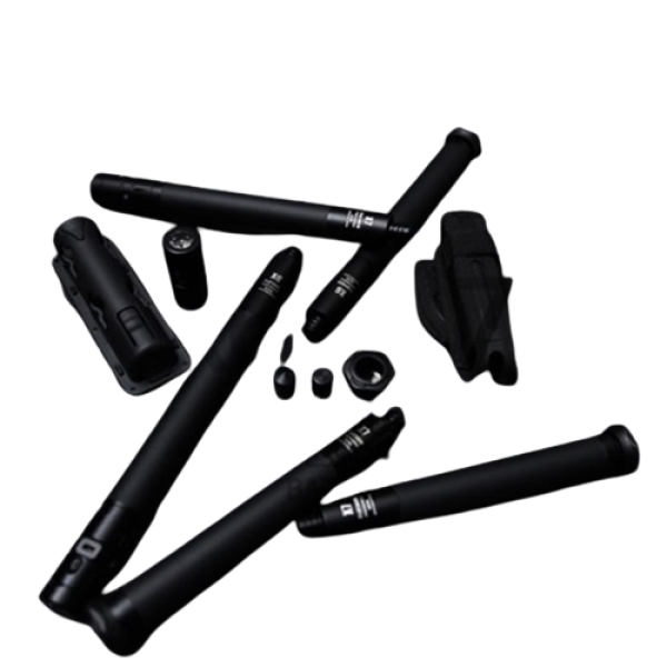 X8 21인치 고탄소강 삼단봉 무력방어 강력한 무기 접근차단, 1개