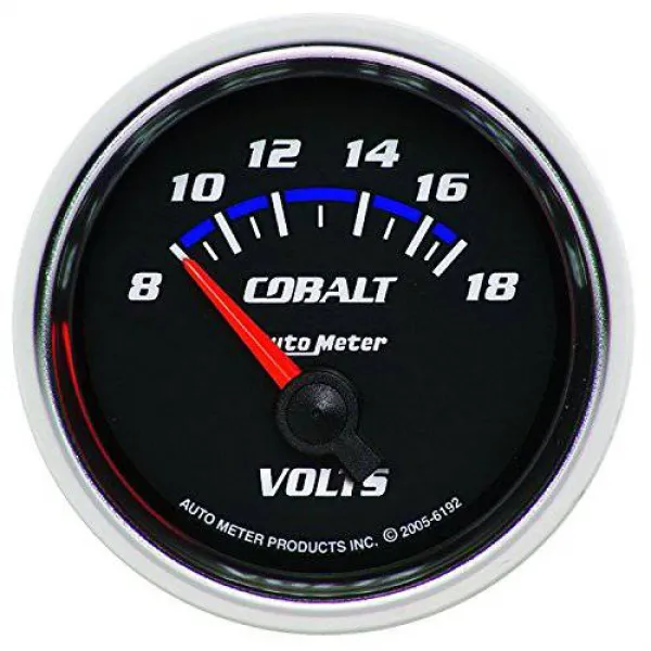 자동 측정기 6192 코발트 전기 전압계 Auto Meter 6192 Cobalt Electric Vo
