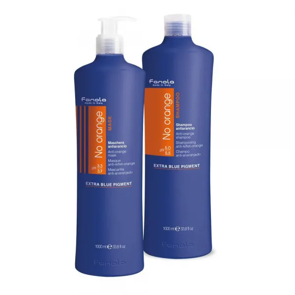 파놀라 노오렌지 보색 샴푸와 헤어마스크 각1000ml, 1p