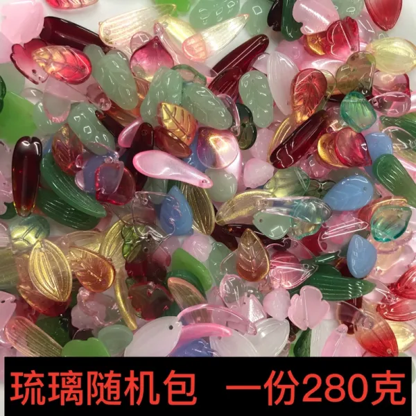 280g 룩 혼재 크리스탈 유리 근으로 따지다 논함 g 팔다 랜덤 비녀 핸드메이드 DIY 액세서리 부품 재료