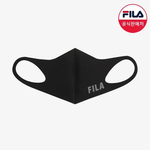 휠라 FILA 고딕로고 마스크 (FS3EQC5302X_BLK), 001