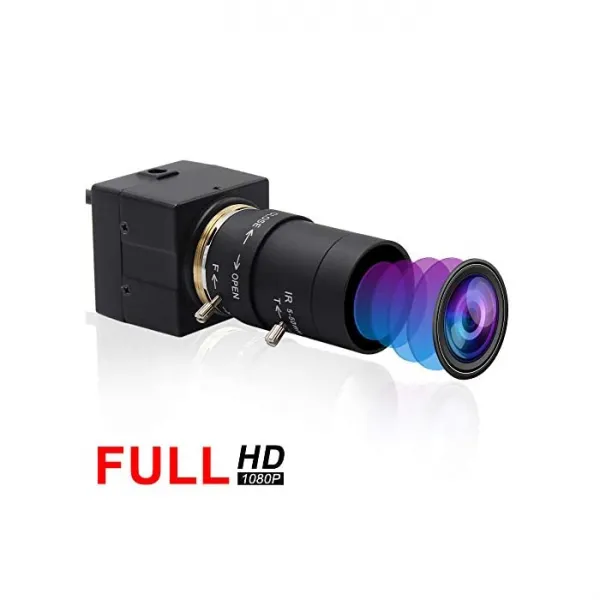 ELP Web 카메라 200 만 화소 웹 5-50mm 가변 초점 렌즈 IMX322 저조도 1080, 자세한 내용은 참조, 자세한 내용은 참조