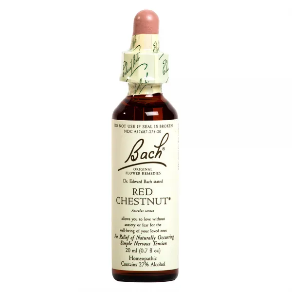 Bach 오리지널 플라워 에센스, Red Chestnut, 20ml