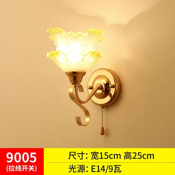 LED 벽등 벨트 켜다 켜다 끄다 끈 머리등 침실 현대적 간약 거실 계단 코스 베란다 현관 호텔 조명 등구 9005-1 끈 스위치