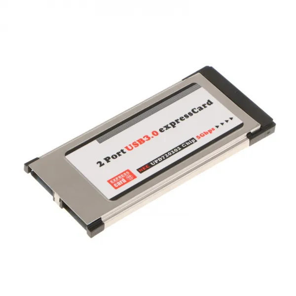 STKusb3.0에 급행 카드 expresscard 휴대용 퍼스널 컴퓨터 PC 34mm nec를위한 2 항구 접합기, 1개