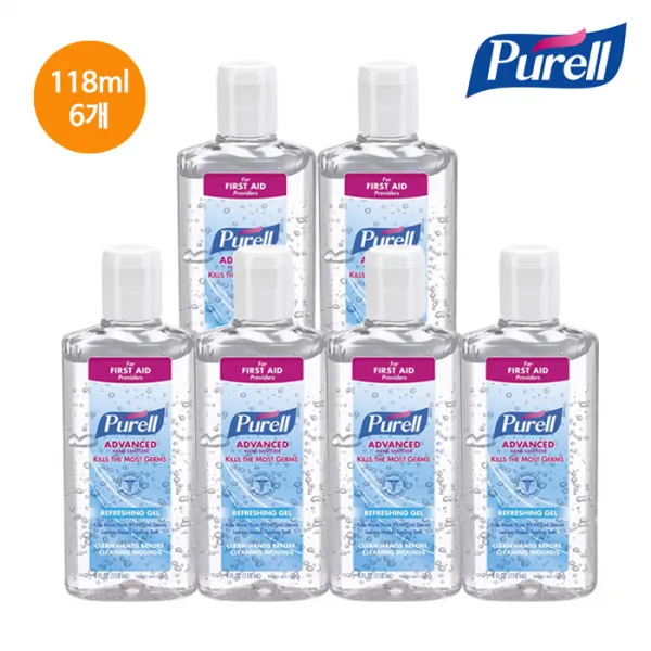 purell 퓨렐 손소독제 휴대용 118ml 6개한팩, 6병