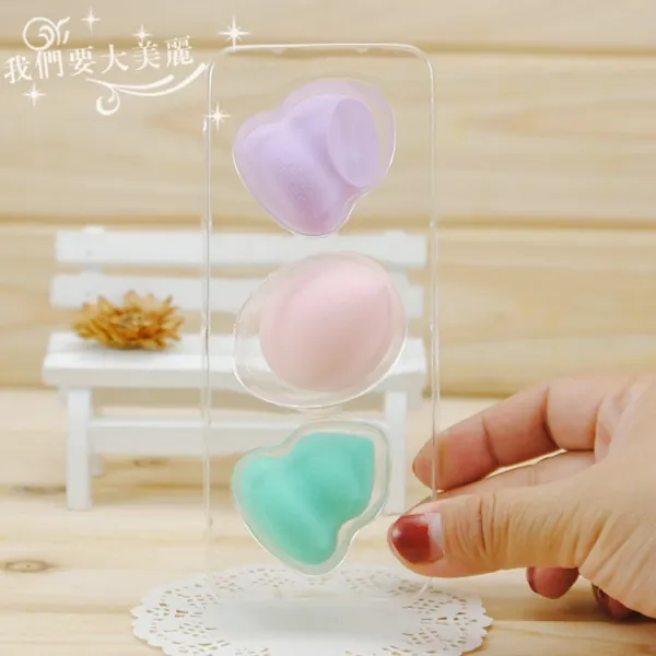 퍼프 Rosy Rosa3d메이크업 메이크업 똥 물빠지는 화장 주얼리 스펀지 건습 겸용 T01 3d메이크업 미니 알 3개별포장 현물 기본