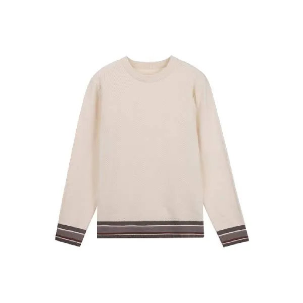  현대백화점 마인드브릿지 남성 밑단 배색 라운드넥 니트 Mtkt7102 