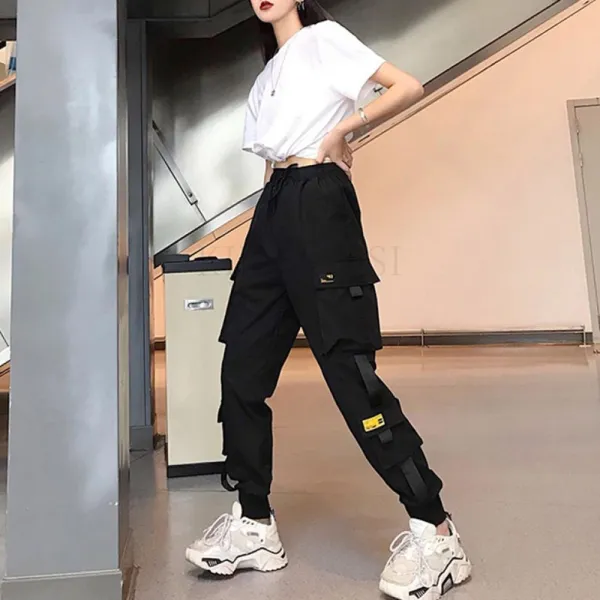 kirahosi 밴딩카고바지 여성조거팬츠 9부 465호+ 덧신 증정 Iw2tq4p