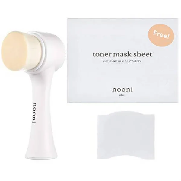 NOONI Pore Cleansing Dual Brush + Toner Mask Sheets Bundle, 상세내용참조, 상세내용참조, 상세내용참조