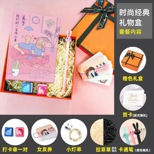 쉬즈몰샵 연애 100 건 커플 사이 필요함 만들다 의 백 점 사소한 같이 카드 미니 노트, A판 100 건 사 _워터펜볼펜 _도
