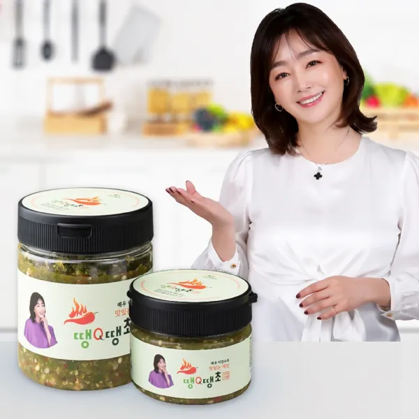 배우 이연수 땡큐다대기 땡초다대기 땡초장 청양고추다대기 고추장물 고추다짐, 땡큐다250g