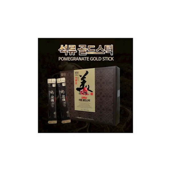 장수의 뿌리 몸에 좋은 대박난 석류 골드스틱 30포 과일즙 즙효능 근간 착즙 농축액 원액, 1개, 상세페이지참조()