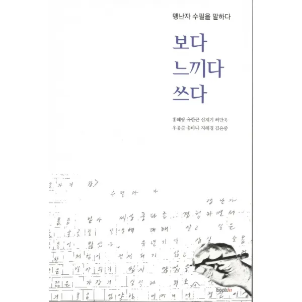 보다 느끼다 쓰다:맹난자 수필을 말하다 북인