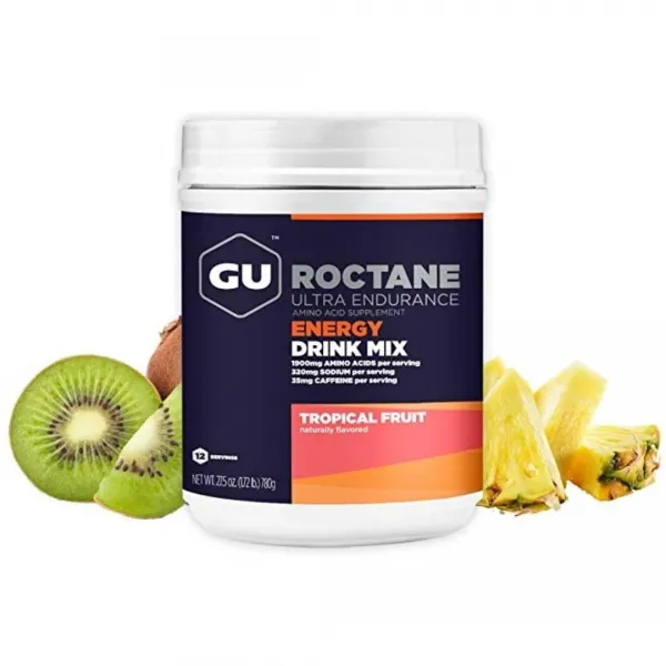 구 에너지 roctane 과격파 지구력 음료 혼합 1.72-pound 캐니스터 열대 과일, Strawberry Hibiscus