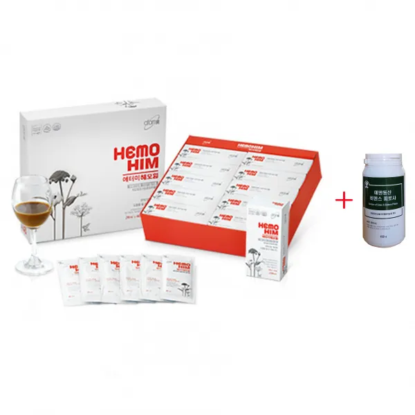 애터미 헤모힘 90포(소박스15박스) 랑 비덴스 피로사 150g 2개월분 내용 꼭 읽어 보세영, 90포, 20ml