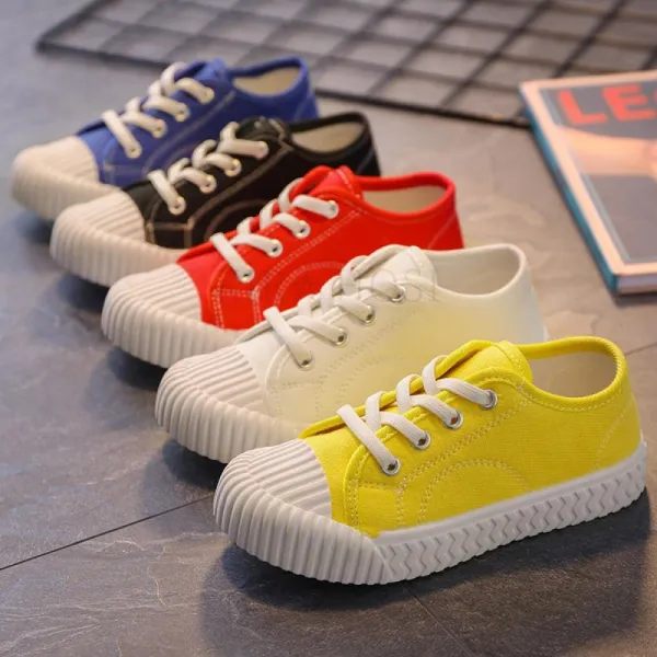 Kirahosi 여자 아동 주니어 초중 여학생 데일리 캔버스화 슈즈 즈크 신발 3호+ 덧신 증정 Aq5mmfkz