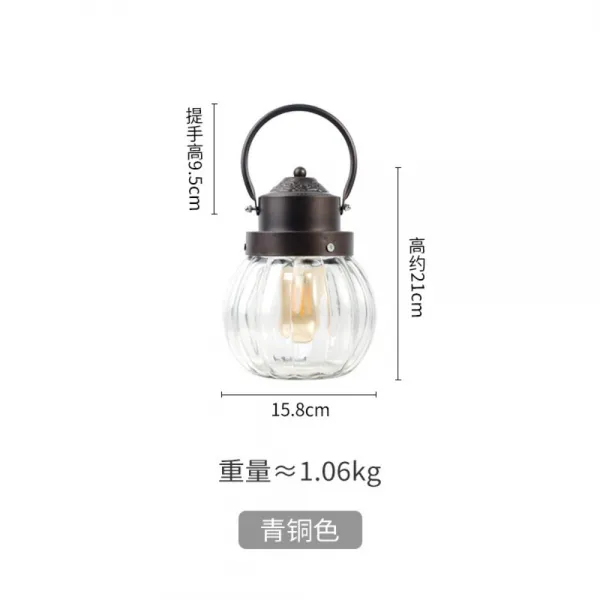 북유럽 월드스몰리스트 LED이너랜턴 캠핑호롱불 실내불멍 로맨틱 램프, 1개, 1D164 브론즈-브래킷 없음
